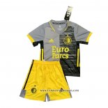Camiseta Segunda Feyenoord Nino 21-22 Gris