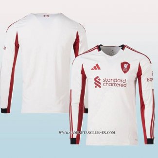 Camiseta Segunda Liverpool 25-26 Manga Larga