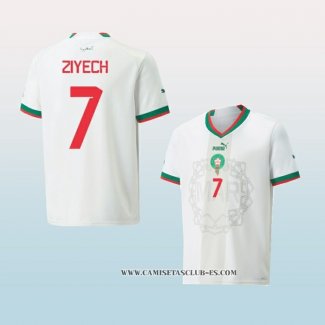 Camiseta Segunda Marruecos Jugador Ziyech 2022