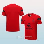 Camiseta de Entrenamiento AC Milan 22-23 Rojo