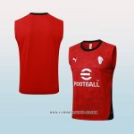 Camiseta de Entrenamiento AC Milan 25-26 Sin Mangas Rojo