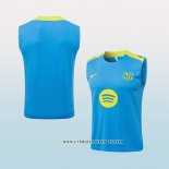 Camiseta de Entrenamiento Barcelona 25-26 Sin Mangas Azul