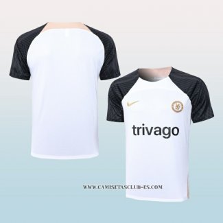 Camiseta de Entrenamiento Chelsea 23-24 Blanco