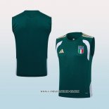 Camiseta de Entrenamiento Italia 25-26 Sin Mangas Verde