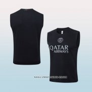 Camiseta de Entrenamiento Paris Saint-Germain 25-26 Sin Mangas Negro