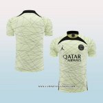 Camiseta de Entrenamiento Paris Saint-Germain Jordan 23-24 Amarillo