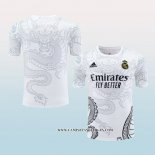 Camiseta de Entrenamiento Real Madrid Dragon 24-25 Blanco