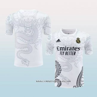 Camiseta de Entrenamiento Real Madrid Dragon 24-25 Blanco