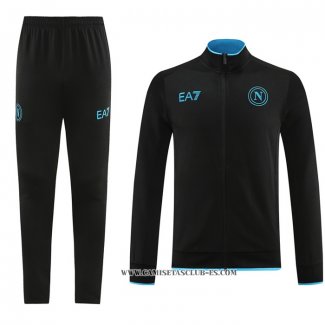 Chandal de Chaqueta del Napoli 23-24 Negro