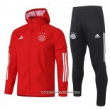 Chandal de Rompevientos del Ajax 2021 Rojo