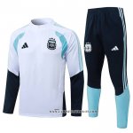 Chandal de Sudadera del Argentina 25-26 Blanco