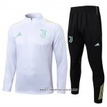Chandal de Sudadera del Juventus Nino 25-26 Blanco