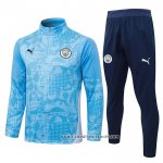 Chandal de Sudadera del Manchester City 25-26 Azul