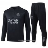 Chandal de Sudadera del Paris Saint-Germain Nino 25-26 Negro