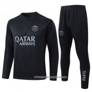 Chandal de Sudadera del Paris Saint-Germain Nino 25-26 Negro