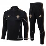 Chandal de Sudadera del Portugal 26-27 Negro