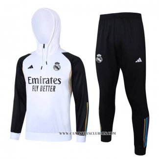 Chandal de Sudadera del Real Madrid 23-24 Blanco