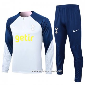 Chandal de Sudadera del Tottenham Hotspur Nino 23-24 Gris