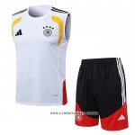 Chandal del Alemania 25-26 Sin Mangas Blanco