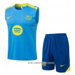 Chandal del Barcelona 25-26 Sin Mangas Azul