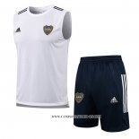 Chandal del Boca Juniors 21-22 Sin Mangas Blanco