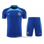 Chandal del Chelsea 22-23 Manga Corta Azul - Pantalon Corto