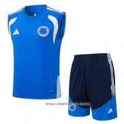 Chandal del Cruzeiro 25-26 Sin Mangas Azul