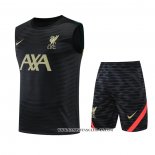 Chandal del Liverpool 22-23 Sin Mangas Negro