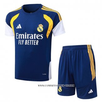 Chandal del Real Madrid 26-27 Manga Corta Azul - Pantalon Corto