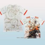 Tailandia Camiseta Japon Anime 25-26 Blanco y Naranja