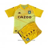 Camiseta Aston Villa Portero Nino 21-22 Amarillo