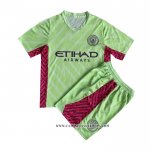 Camiseta Manchester City Portero Nino 23-24 Verde
