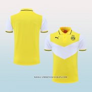 Camiseta Polo del Borussia Dortmund 22-23 Amarillo y Blanco