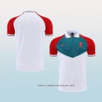 Camiseta Polo del Liverpool 22-23 Blanco Rojo Verde
