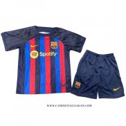 Camiseta Primera Barcelona Nino 22-23