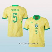 Camiseta Primera Brasil Jugador Casemiro 2024