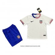 Camiseta Primera Estados Unidos Nino 2024