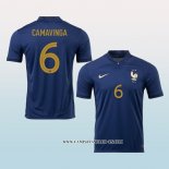 Camiseta Primera Francia Jugador Camavinga 2022