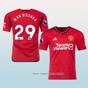 Camiseta Primera Manchester United Jugador Wan-Bissaka 23-24