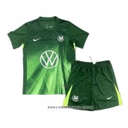 Camiseta Primera Wolfsburg Nino 25-26