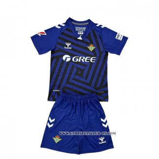 Camiseta Real Betis Portero Nino 25-26 Azul