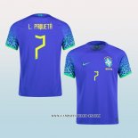 Camiseta Segunda Brasil Jugador Paqueta 2022