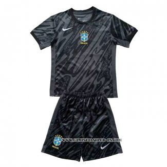 Camiseta Segunda Brasil Portero Nino 2024