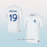 Camiseta Segunda Francia Jugador Benzema 2022