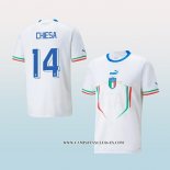 Camiseta Segunda Italia Jugador Chiesa 2022