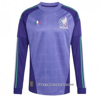 Camiseta Segunda Mexico Portero 2026 Manga Larga