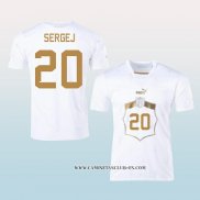 Camiseta Segunda Serbia Jugador Sergej 2022