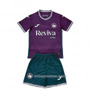 Camiseta Segunda Swansea City Nino 25-26