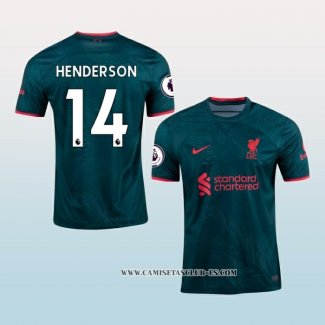 Camiseta Tercera Liverpool Jugador Henderson 22-23