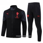 Chandal de Chaqueta del AC Milan 25-26 Negro